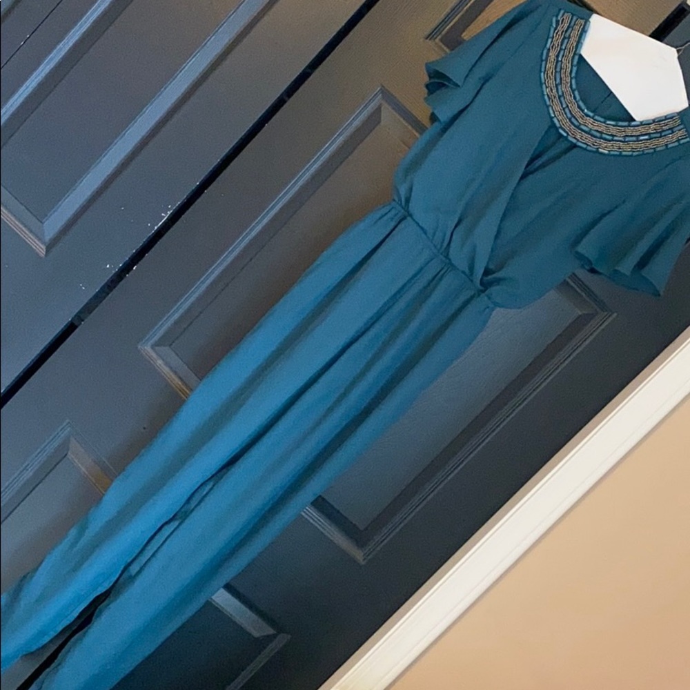 Turquoise jumpsuit